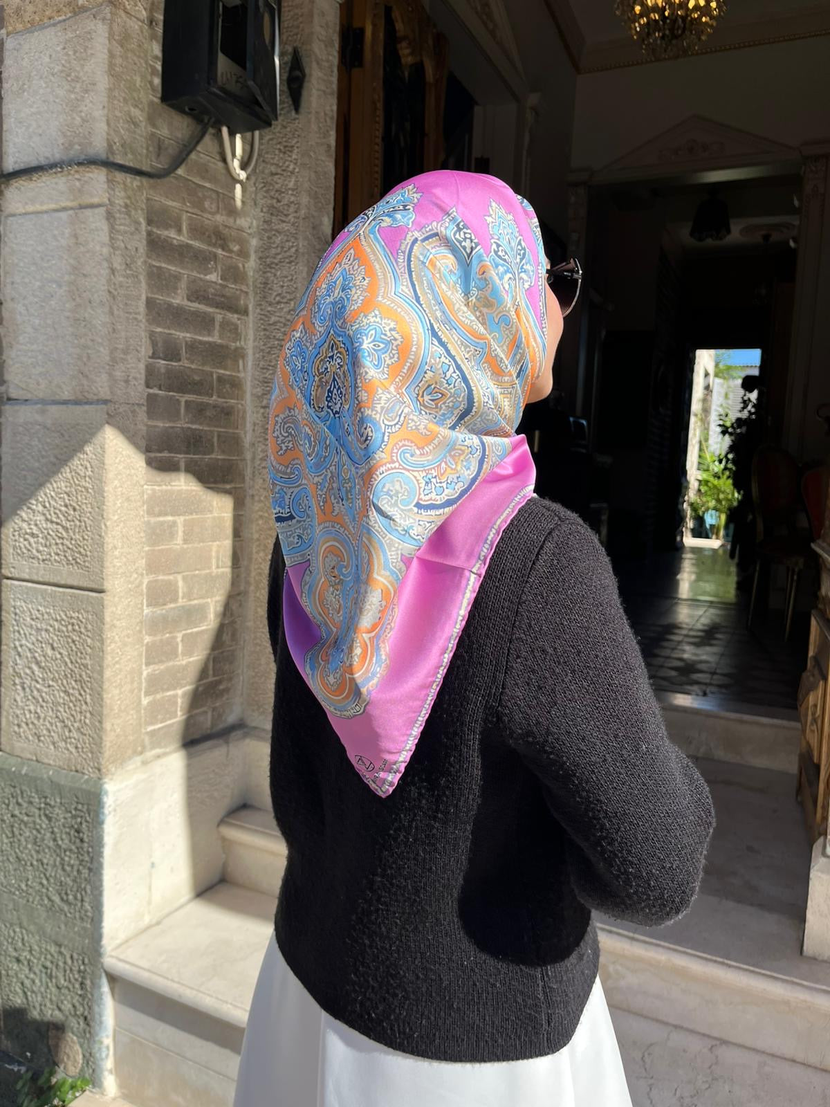 Twill İpek Eşarp Talya