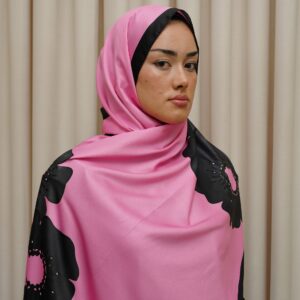 Elanor Twill Şal Marbella Pink - Görsel 4