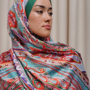 Elanor Twill Şal Safira - Görsel 5