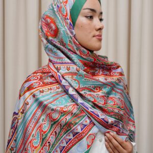 Elanor Twill Şal Safira - Görsel 4